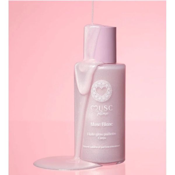 Huile Glow Pailletée - Musc Blanc - 100 ml