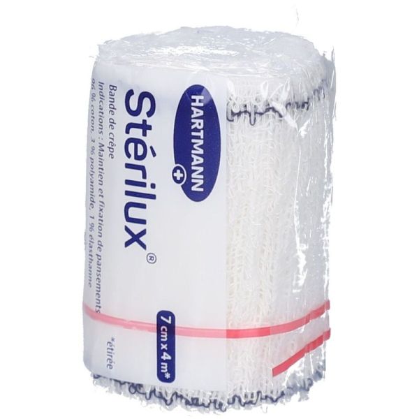Stérilux bande de crêpe - 7 cm x 4 m