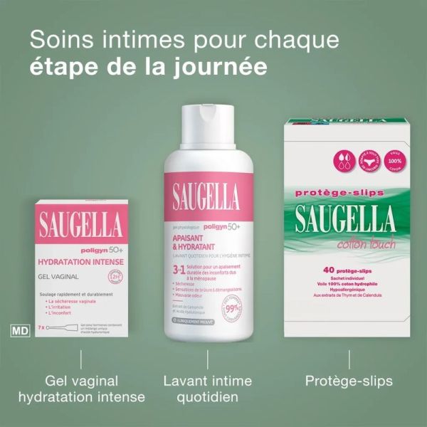 Poligyn 50+ gel vaginal Hydratation Intense - 7 unidoses de 4 ml