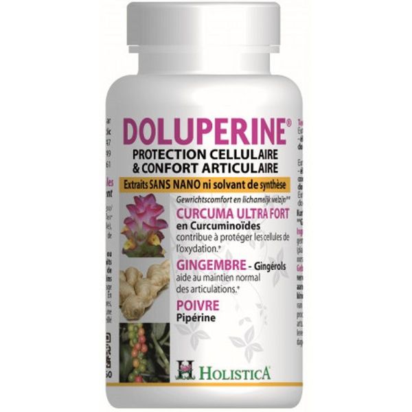 Dolupérine Curcuma Gingembre Poivre - 60 gélules