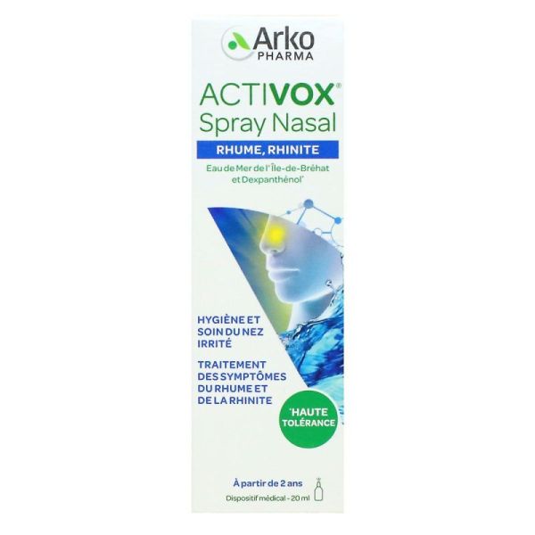 Activox spray nasal rhume rhinite 20ml