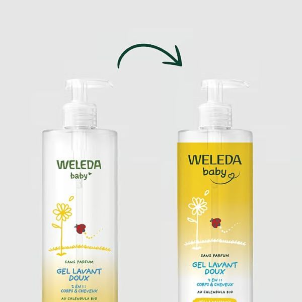 Gel lavant doux Calendula sans parfum - 400 ml