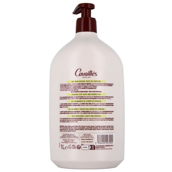 Gel Bain Douche Zeste de Verveine QUOTIDIEN - 1 L