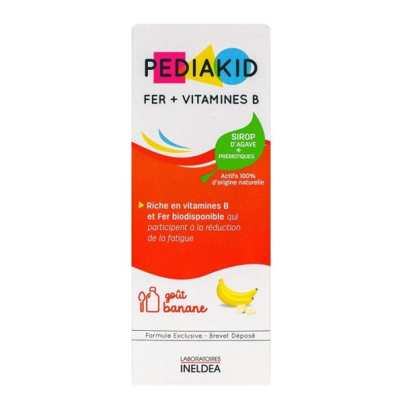 Pediakid Fervit B Banane Sp 125Ml