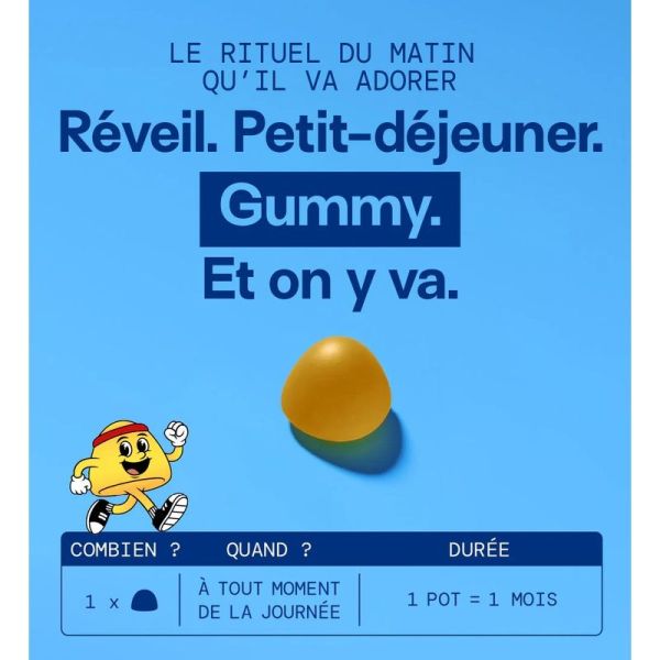 Vitamine D enfants sans sucres - 30 gummies