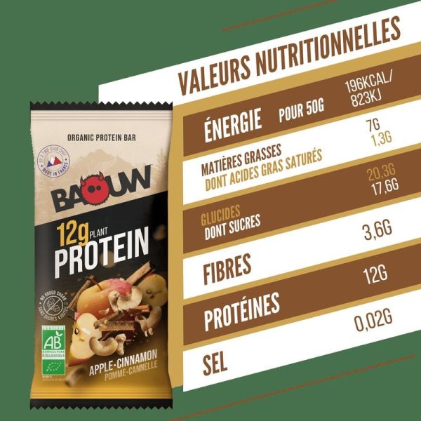 Protein Bars PROTEIN / Apple - Cinnamon - 50 g