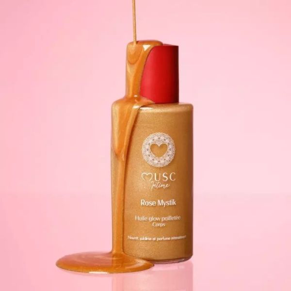 Huile Glow Pailletee - Rose Mystik - 100 ml