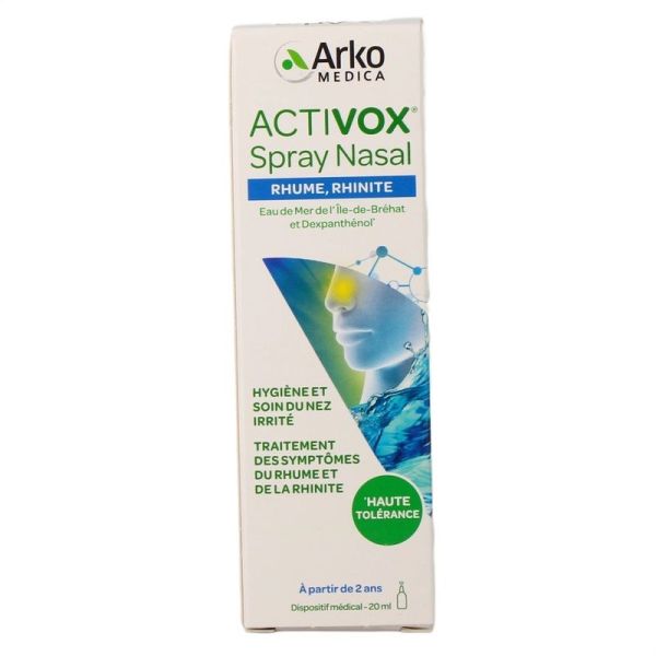 Activox Spray Nasal Rhume Rhinite - des 2 ans - 20 ml