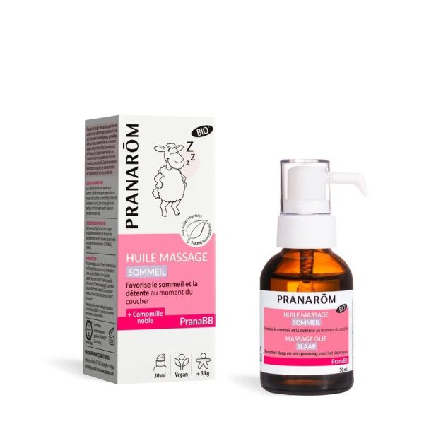 Huile de massage - Sommeil - Bio PranaBB - 30 ml