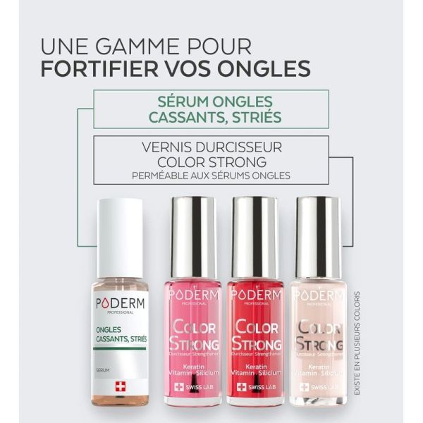 Poderm Color Strong Vernis Durcisseur n°916 - 8 ml