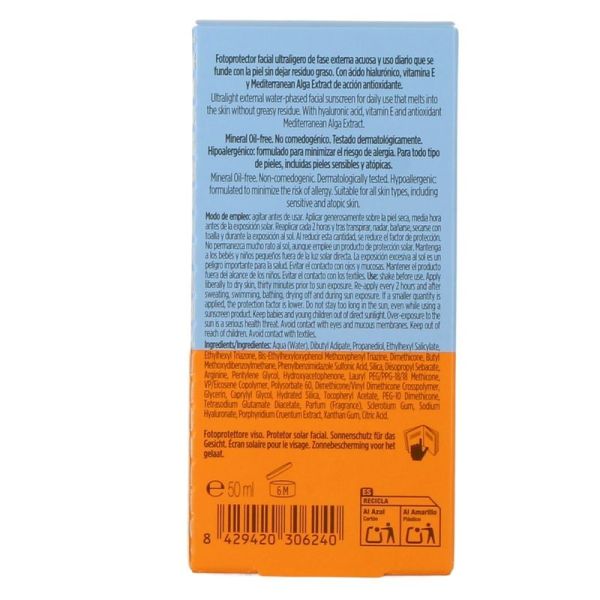 Isdin Sol Fusion Water 50 Eau Fl50Ml 1