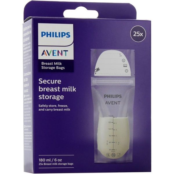 Sachet de conservation du lait maternel - 180 ml - 25 sachets