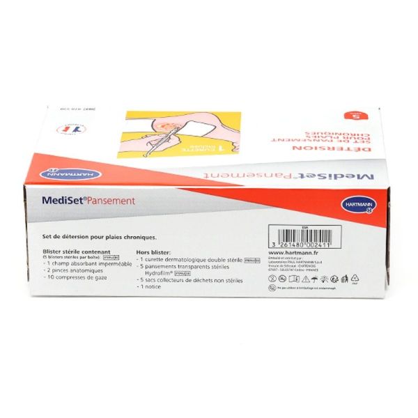 Mediset Pansement Détersion - 5 blisters