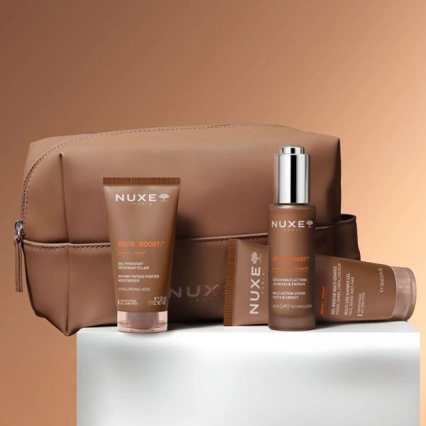 MUST-HAVES MEN [BOOST]3 - Sérum multi-actions 30 ml, Gel hydratant défatigant éclair 50 ml, Gel douche multi-usages 100 ml