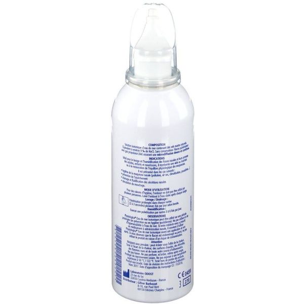 Solution d'Eau de Mer Isotonique - 150 ml
