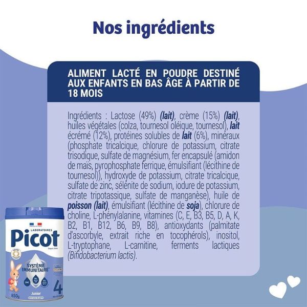 Junior 4 - Dès 18 mois - 850 g