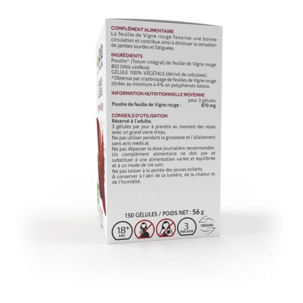 Arkogelule Bio Vigne Rouge Fl150 Gelu