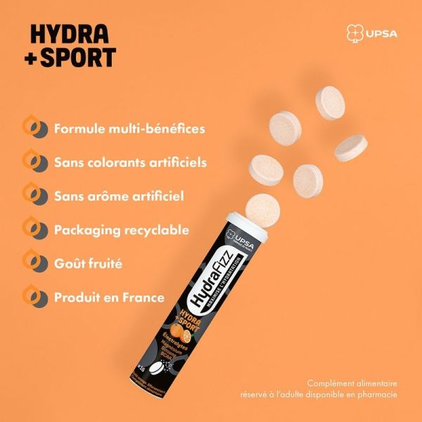 Hydra +Sport - 16 comprimés effervescents
