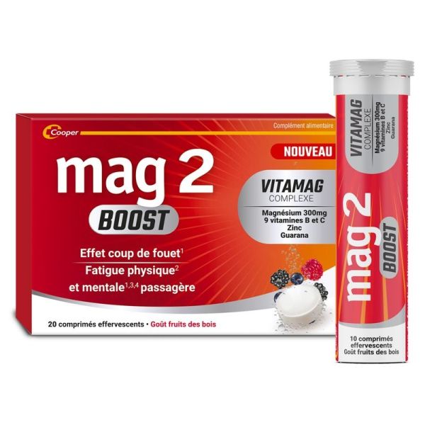 Mag 2 Boost - 20 comprimés