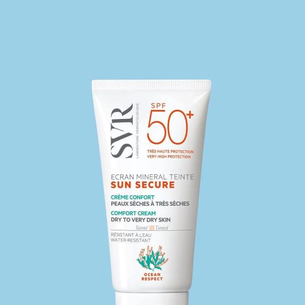 Écran Minéral Teinté Peaux sèches à très sèches SUN SECURE - 60 g