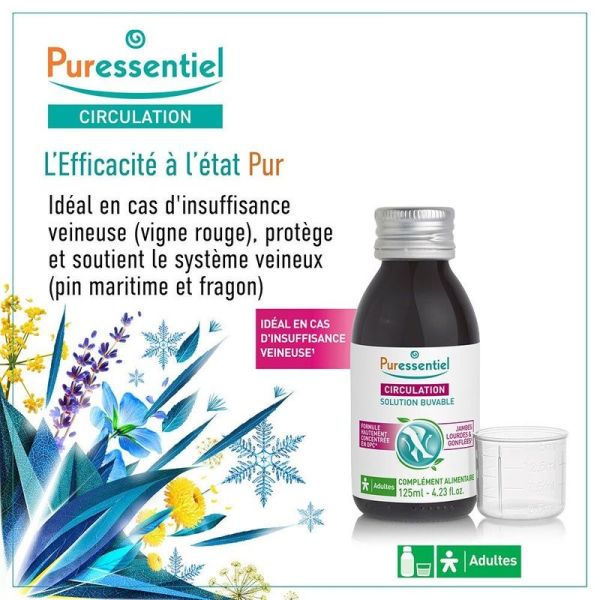 Circulation Solution buvable - 125 ml