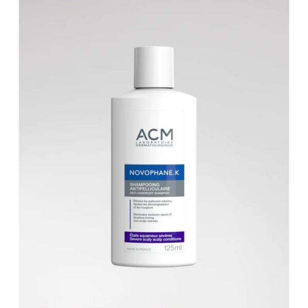Novophane K Shampooing - Pellicules Sévères - 125 ml