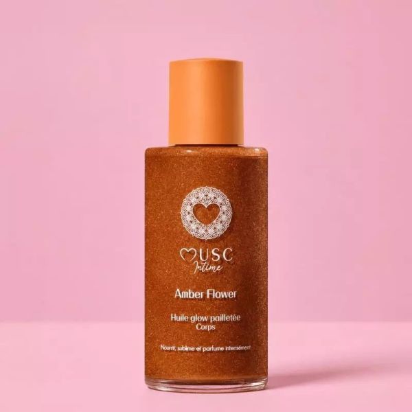 Huile Glow Pailletée - Amber Flower - 100 ml
