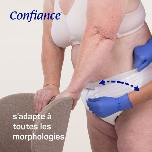 Confiance Elastic 10 Gouttes - Taille L, 14 changes complets