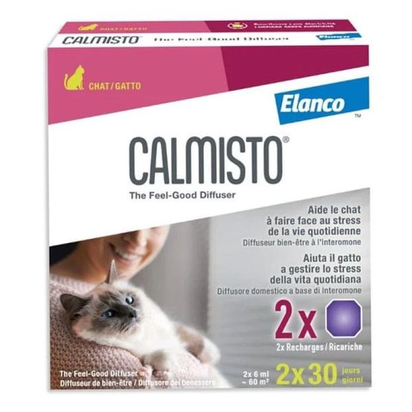 Calmisto Recharge Diffuseur Anti-Stress Chat - 2 x 6 ml