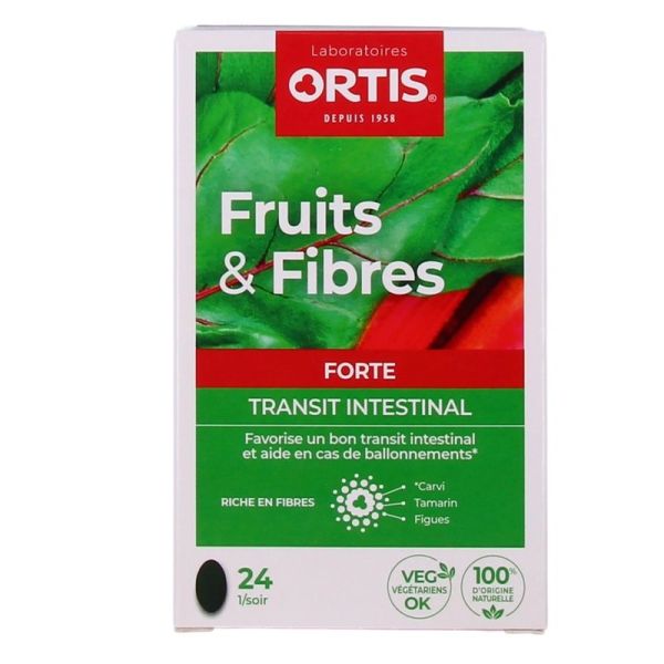 Fruits & Fibres Forte Transit Intestinal - 24 comprimés