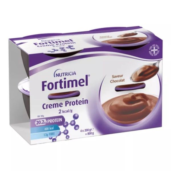 Crème Protein 2 kcal/g - Chocolat - 4 x 200 g