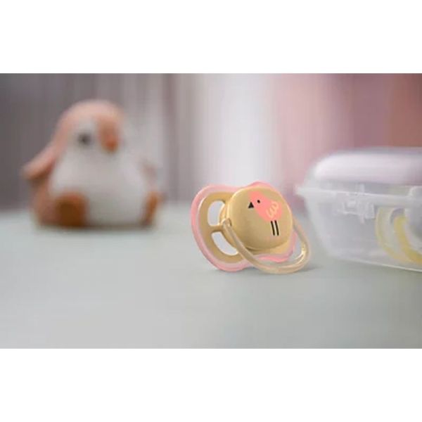 Sucette Ultra Air +18 mois Elephant Love - Lot de 2