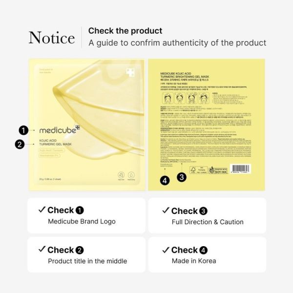 Kojic Acid Turmeric Gold Jelly Gel Mask - 28 g