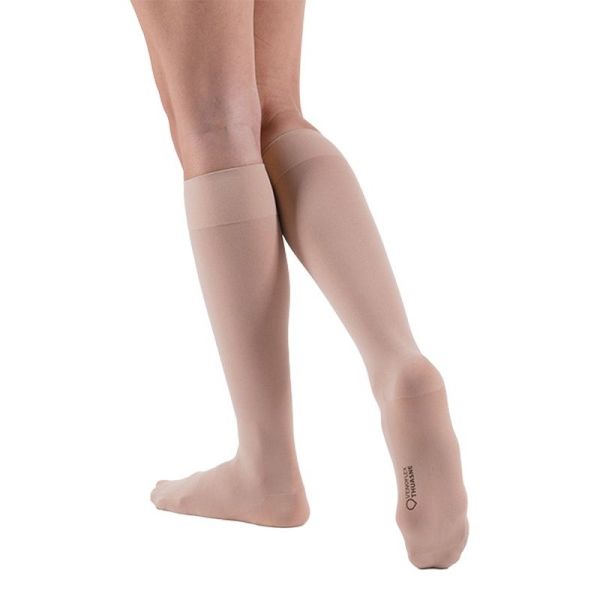 Thuasne Venoflex Kokoon Absolu - Chaussettes de Contention Classe 2 Taille 2 Normal Beige Naturel