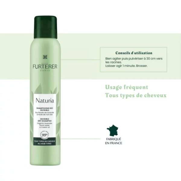 Shampoing Sec Invisible Naturia - 75 ml