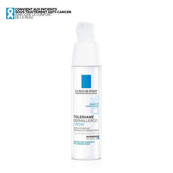 Toleriane Dermallergo Crème Hydratante Peau Sensible et Allergique - 40 ml