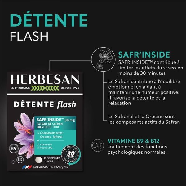Détente Flash - 30 comprimés