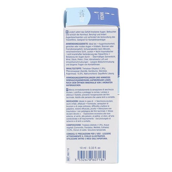 Hydralose Gouttes Oculaires Hydratantes Incolore - 10 mL
