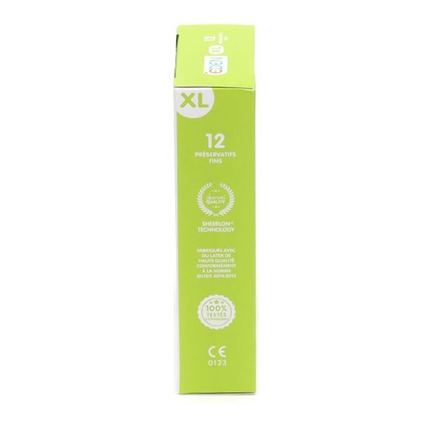 Préservatifs Fins XL - 12 préservatifs