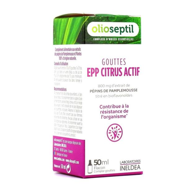 Gouttes EPP Citrus Actif - 50 ml