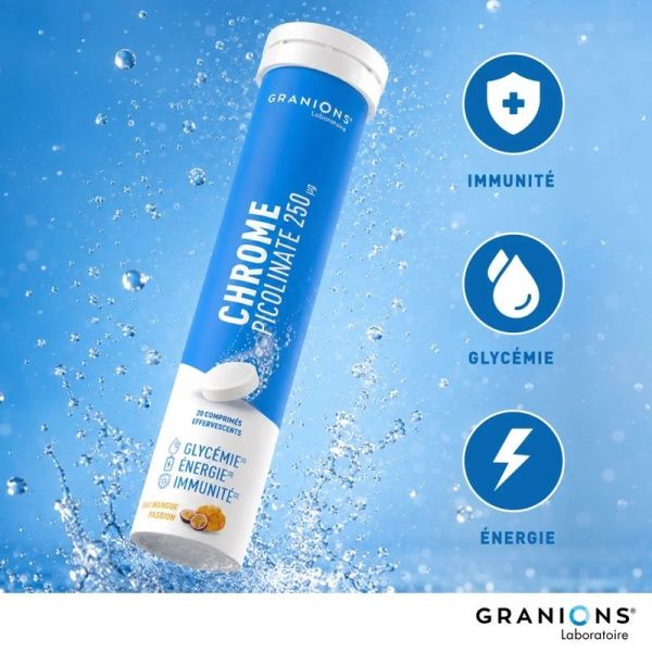 Chrome Picolinate Effervescent - 20 comprimés