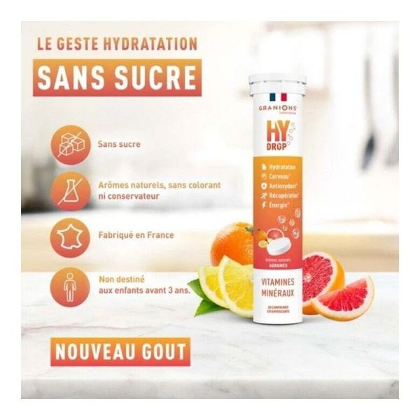 Hydrop Pastilles Hydratation - 20 comprimes
