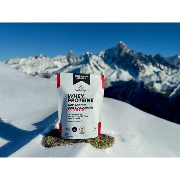 Whey protéine Sans sucres ajoutés - Fraise - 750 g