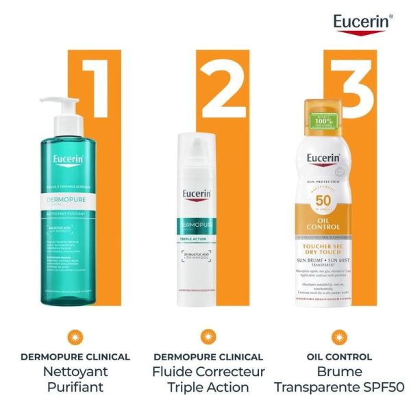 SUN PROTECTION OIL CONTROL Brume Transparente SPF 50 - 200 ml
