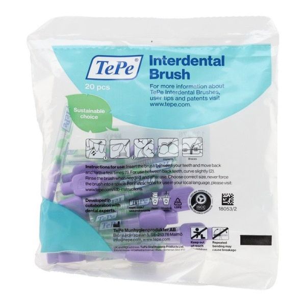 TePe Brossettes interdentaires originales 0,80 mm (x6)