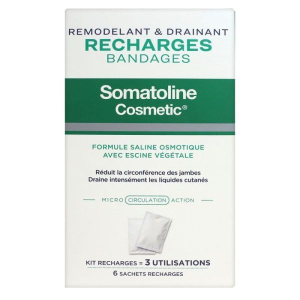 Somatoline Bandages Rech  3 Utilisations