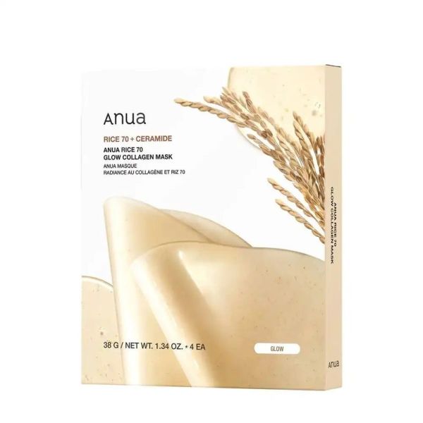 Masque Radiance au Collagene et Riz 70 RICE 70 + CERAMIDE - 4 Unites