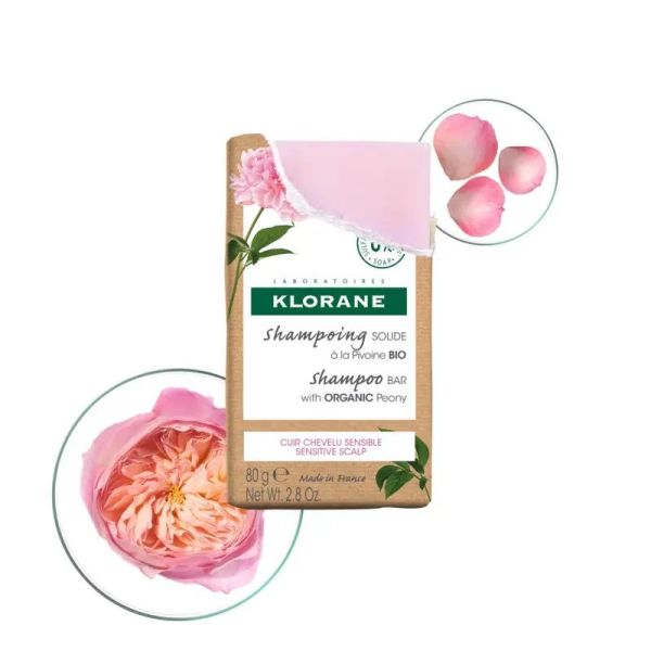 Shampoing solide à la Pivoine BIO - 80 g