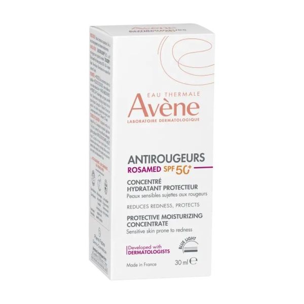 SPF 50+ Concentré Hydratant Protecteur ROSAMED ANTI-ROUGEURS - 30 ml