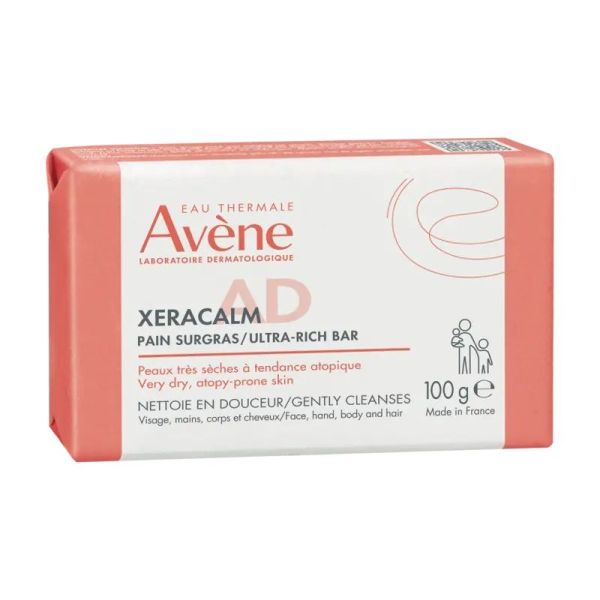 Pain nettoyant XERACALM A.D - 100 g